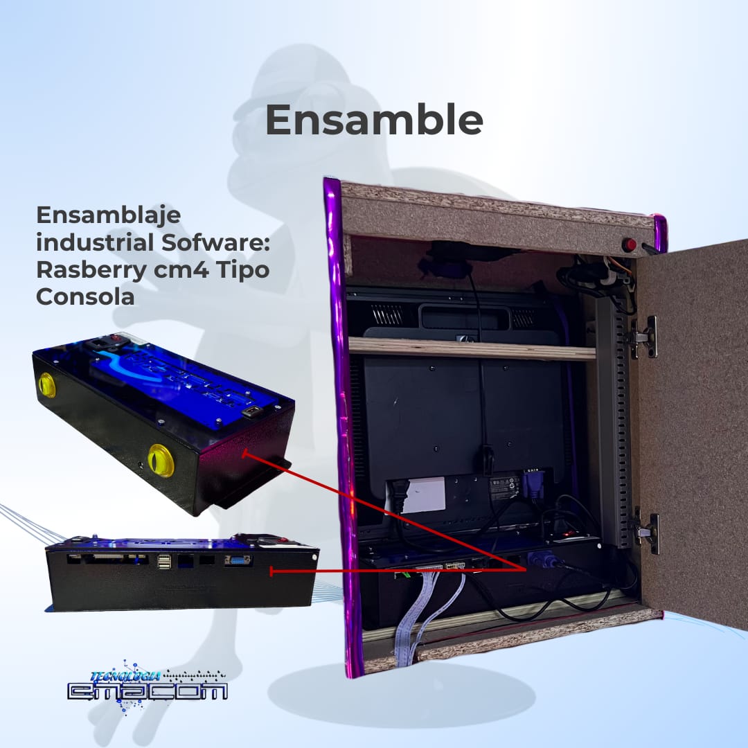 Bolirana Plegable Raspberry CM4 Tipo Consola - Imagen 4