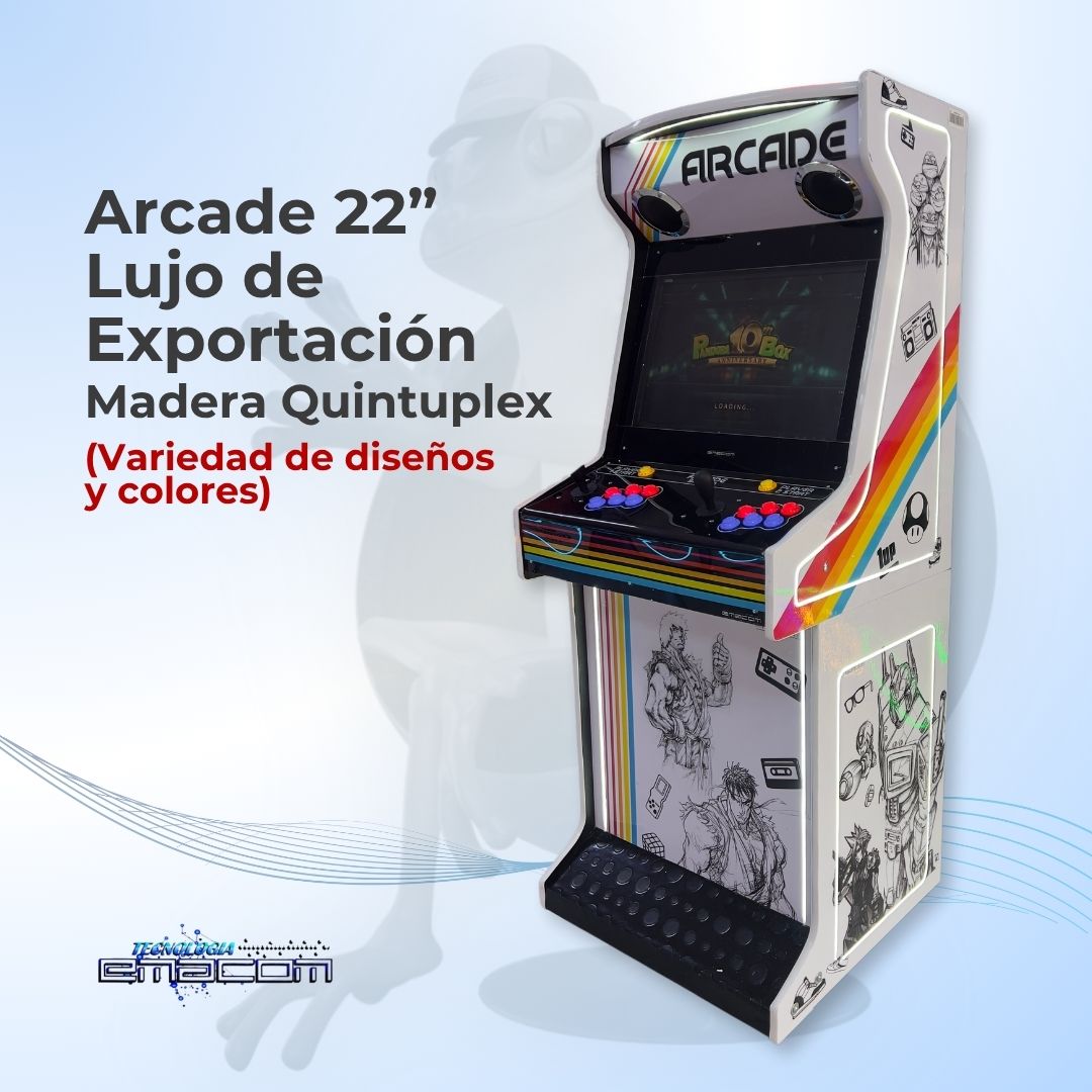 Arcade Lujo 22" Emacom Desarmable