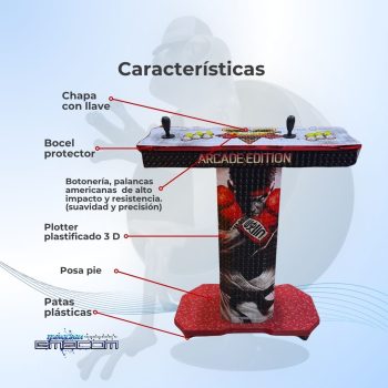 Arcade Pedestal Económica Emacom - Imagen 3