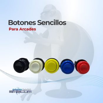 Botones Sencillos para Arcades (Modelo Económico) - Imagen 3