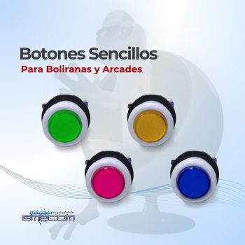 Botones Sencillos para Boliranas y Arcades (Modelo de Presión) - Imagen 5