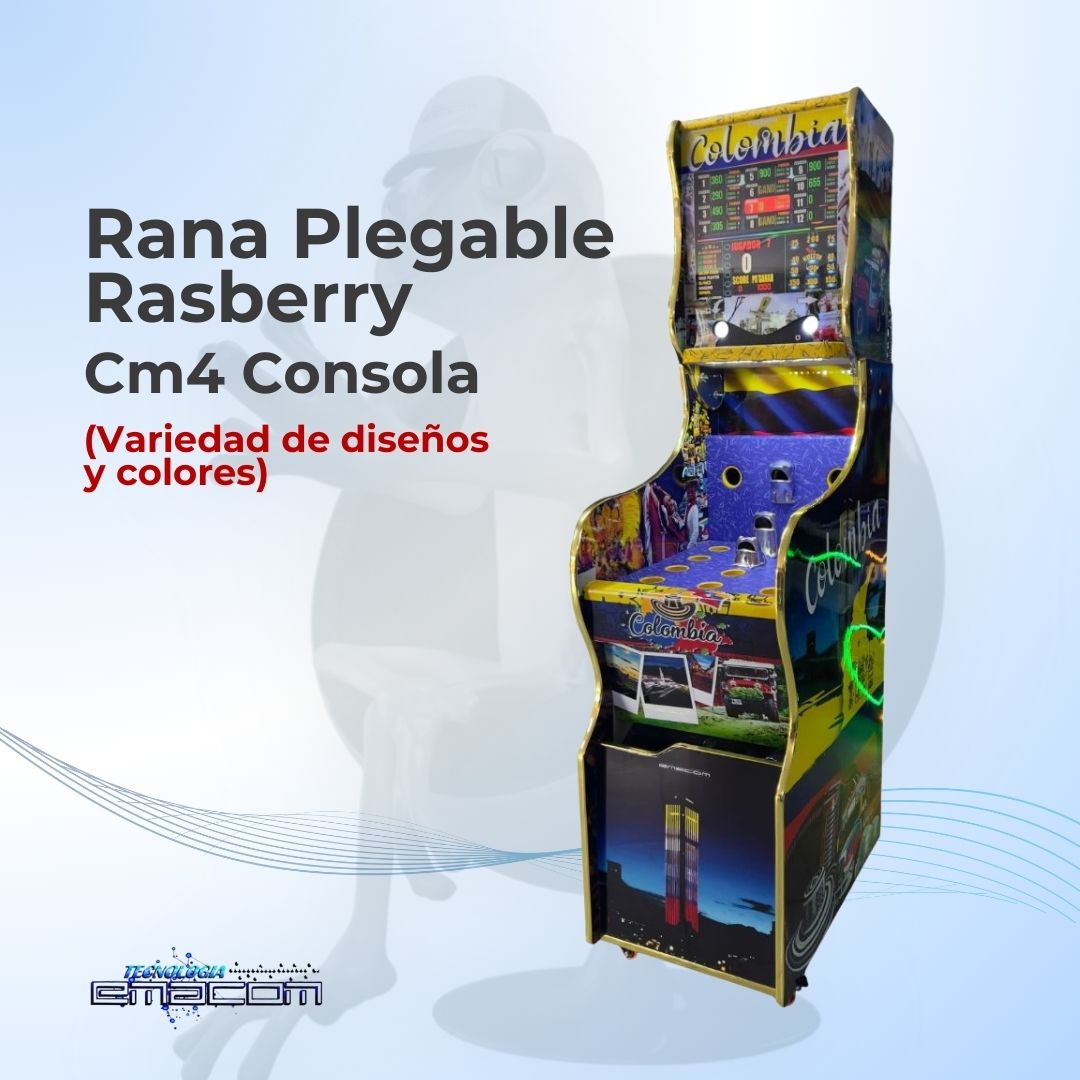 Rana Plegable Rasberry CM4 Tipo Consola