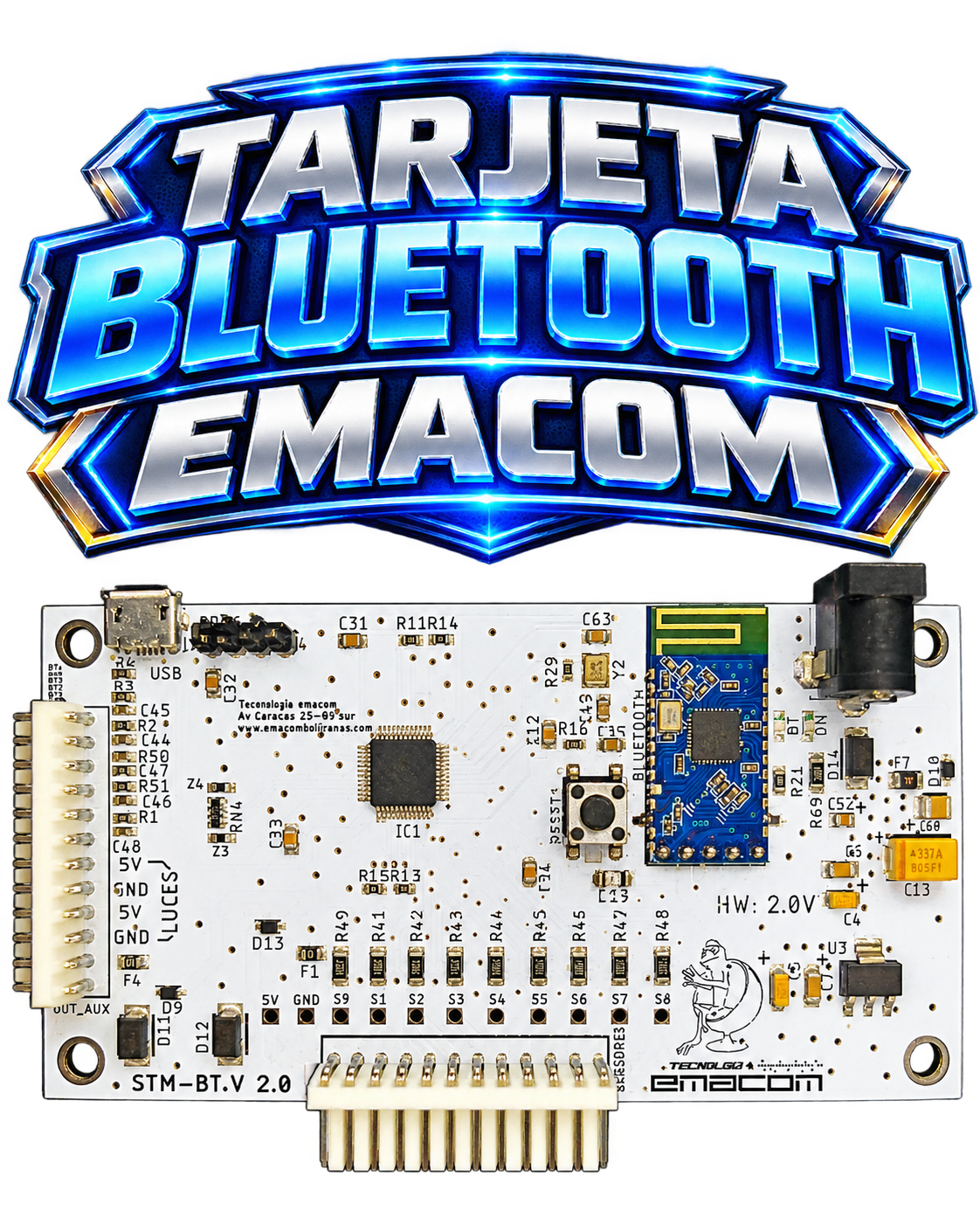 Tarjeta Bluetooth Android Emacom